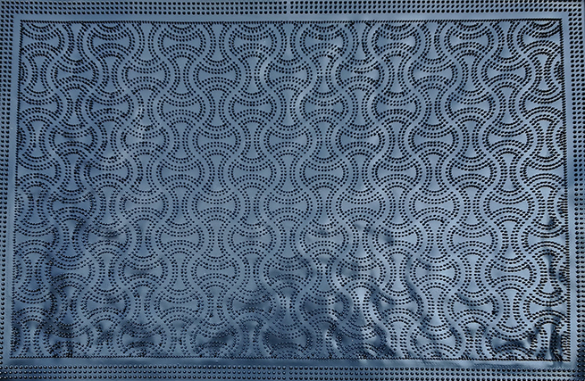 Коврик резиновый PIN MAT 40х60 (плетенка)